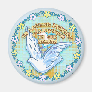 Dans notre aimant commémoratif de coeur