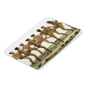 Dans of the Caroline Islanders, bord 22 uit 'Le Magneet (Linkerzijde)