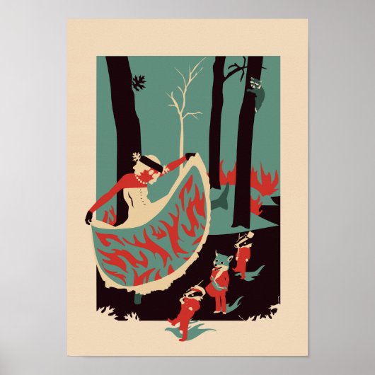 Dans of the Fire Fae. Poster (Voorkant)