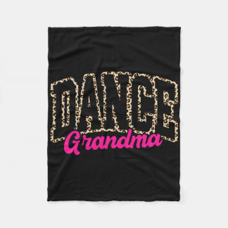 Dans Oma Leopard Dancing Life Meisjes Vrouwen Dan Fleece Deken