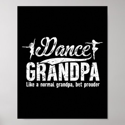 Dans Opa Definitie Dansen Opa van een Dans Poster (Voorkant)