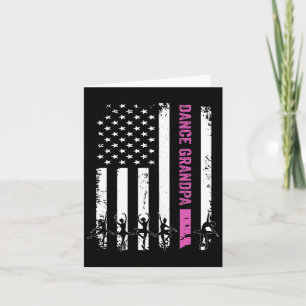 Dans Opa Vlag USA Liefde Dancerdancing Kaart