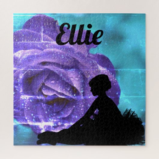 Dans Paars Roos Abstract 676 stuk Puzzle Legpuzzel (Verticaal)