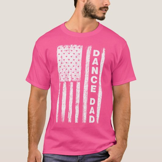 Dans papa Vlag Wit T-shirt (Voorkant)
