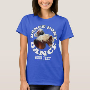 Dans pony dans t-shirt