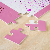 Dans puzzel voor meisjes. Persoonlijke naam. (Zijkant)