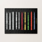 Dans Rainbows Soundwave Art Puzzle (Horizontal)