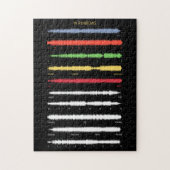 Dans Rainbows Soundwave Art Puzzle (Vertical)