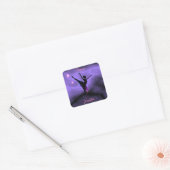 Dans roze en Paarse Stickers met galaxie (Envelop)