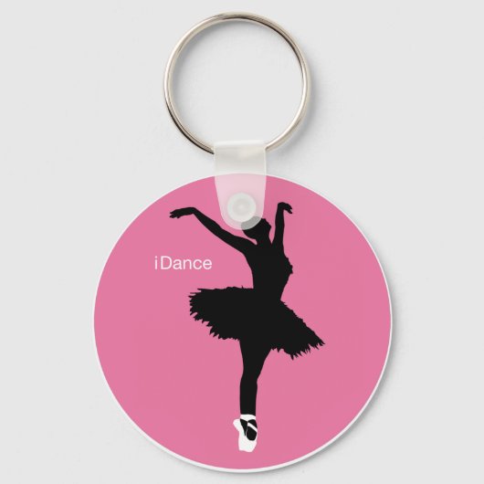 Dans (roze) sleutelhanger (Voorkant)