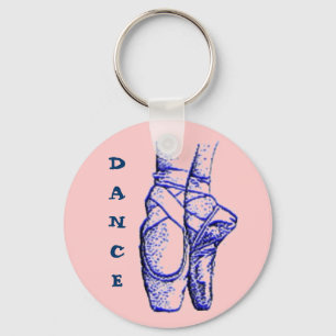Dans schoenen sleutelhanger