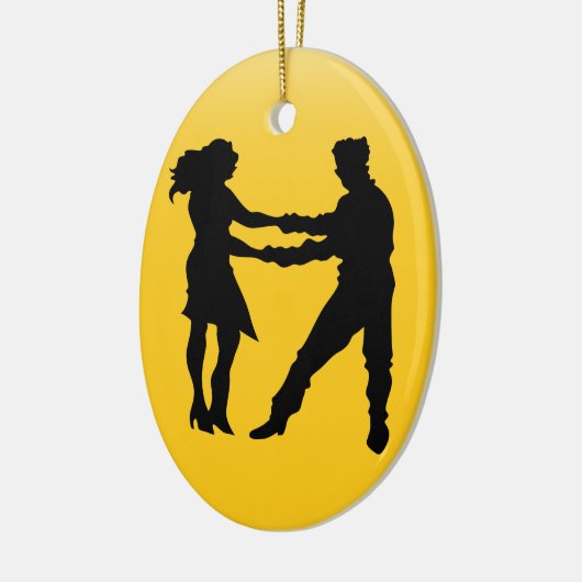 Dans - Shag, Jitterbug, BeBop- SRF Keramisch Ornament (Links)