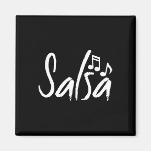 Dans Shirt Salsa Grappige Danscadeaus Magneet