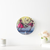 Dans, springen en draaien. ronde klok (Huis)