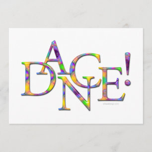 Dans! (Stropdas-kleurstof) overweging of partijuit Kaart