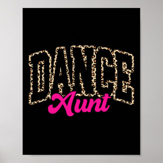 Dans tante luipaard dansen tante leven meisjes vro poster