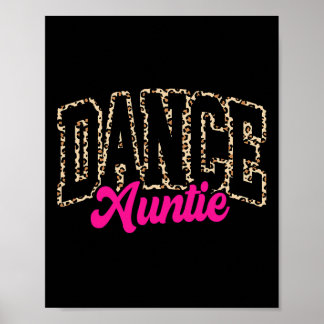 Dans Tante Luipaard Dansen Tante Life Meisjes Vrou Poster