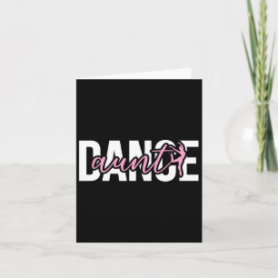 Dans tante Trots Dansende tante van een danseres t Kaart