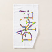Dans! (Tie-Dye) Bad Handdoek (Handdoek)