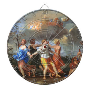Dans to the Music of Time (door Nicholas Poussin) Dartbord