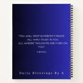 Dans toutes les choses donner merci Carnet Spiral (Dos)