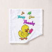Dans Toutes Les Choses Remercient Chick Tulip Than (Gant de toilette)
