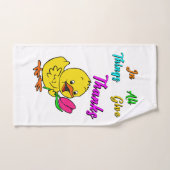 Dans Toutes Les Choses Remercient Chick Tulip Than (Serviette à main)