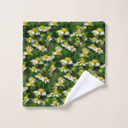 Dans un champ de rêve de Chamomile (Gant de toilette)