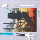 Dans un papier de soie de soie de chat (Artisanat)