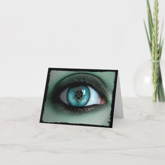 Dans Une Carte De Note De L'Oeil De Sorcière (Devant)