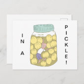 Dans une carte de poste corniché amoureux d'oignon (Devant / Derrière)