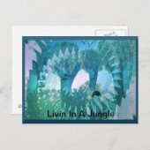 Dans une carte postale de la jungle (Devant / Derrière)