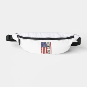Dans Vader Patriottisch Vintage Vlag Shirt Ontwerp Heuptasje