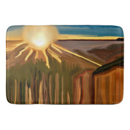 Dans van de Abstracte kunst van Cacti Badmat