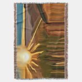 Dans van de Abstracte kunst van Cacti Deken (Voorkant Verticaal)