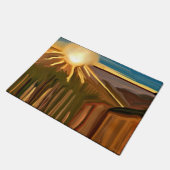 Dans van de Abstracte kunst van Cacti Deurmat (Schuin)