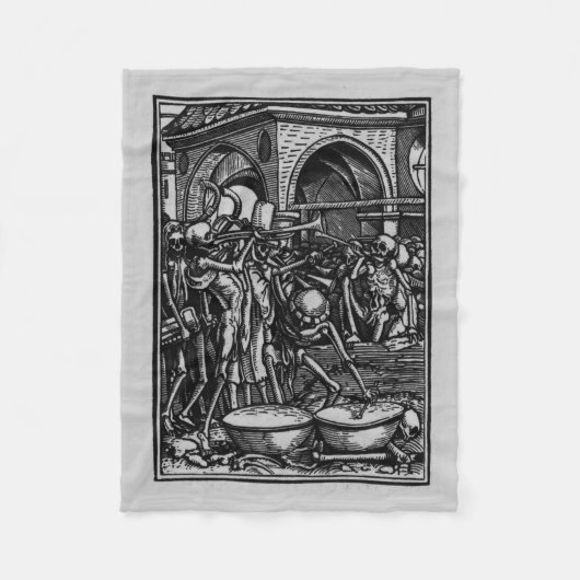 Dans van de dood | Botten van alle Mannen Fleece Deken (Voorkant)