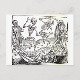 Dans van de dood briefkaart