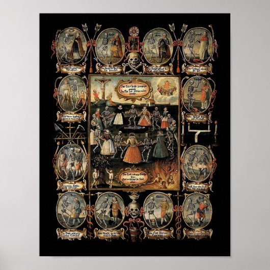 Dans van de dood poster (Voorkant)