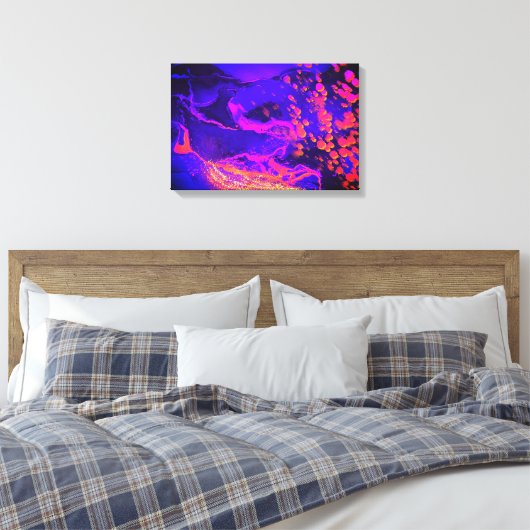 dans van de herfst canvas afdruk (Insitu (Slaapkamer))