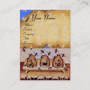 DANS VAN DE HONIJNEN MET VIER ELEMENTEN VISITEKAARTJE