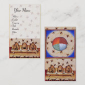 DANS VAN DE HONIJNEN MET VIER ELEMENTEN VISITEKAARTJE (Voorkant / Achterkant)