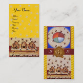 DANS VAN DE HONIJNEN, VIER ELEMENTEN, Zwavelzegel Visitekaartje (Voorkant / Achterkant)