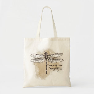 Dans van de libellen tote bag