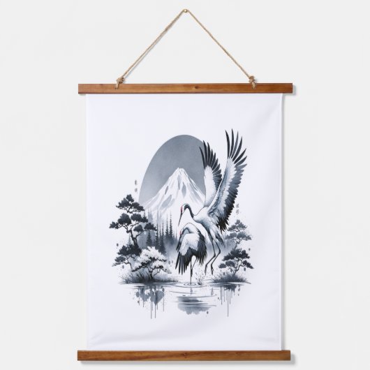 "Dans van de Sandhill" Hangend Wandkleed (Voorkant)