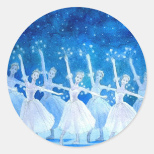 Dans van de Sneeuwvlokken Sticker