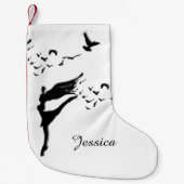 Dans van de vlucht kleine kerstsok (Voorkant)