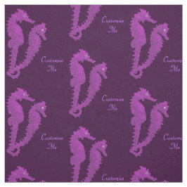 Dans van de zeepaardjes (Paars) Stof