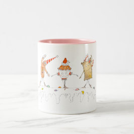 Dans van de zoet - de Nutcracker-reeks Tweekleurige Koffiemok