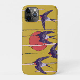 Dans van de zwaluwen iPhone 11 pro hoesje
